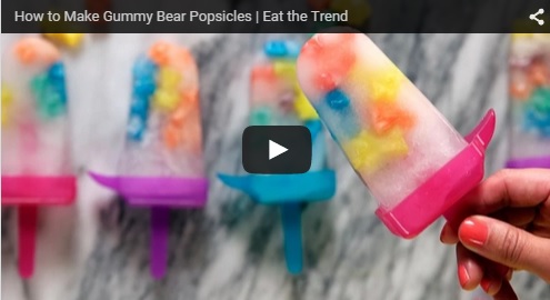 POPSUGAR Gummy Bear Popsicles