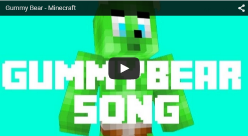 Gummy Bear Song Minecraft Music Video