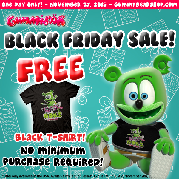 Black Friday Sales Have Arrived in the Gummibär Shop! - Gummibär