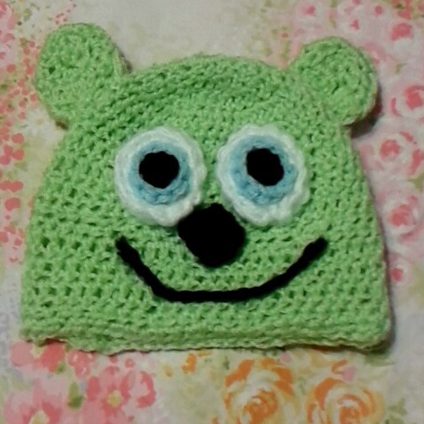 Crocheted Gummibar Hat The Gummy Bear Song I'm a Gummy Bear I'm a Gummy Bear Baby Hats