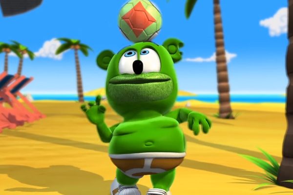 soccer ball sports beach summer gummybear gummy bear gummibar gummy bear song youtube youtuber im a gummy bear