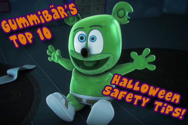 halloween 2016 childrens kids safety tips gummibar gummybear im a gummy bear song youtuber youtube animated original cartoon web series