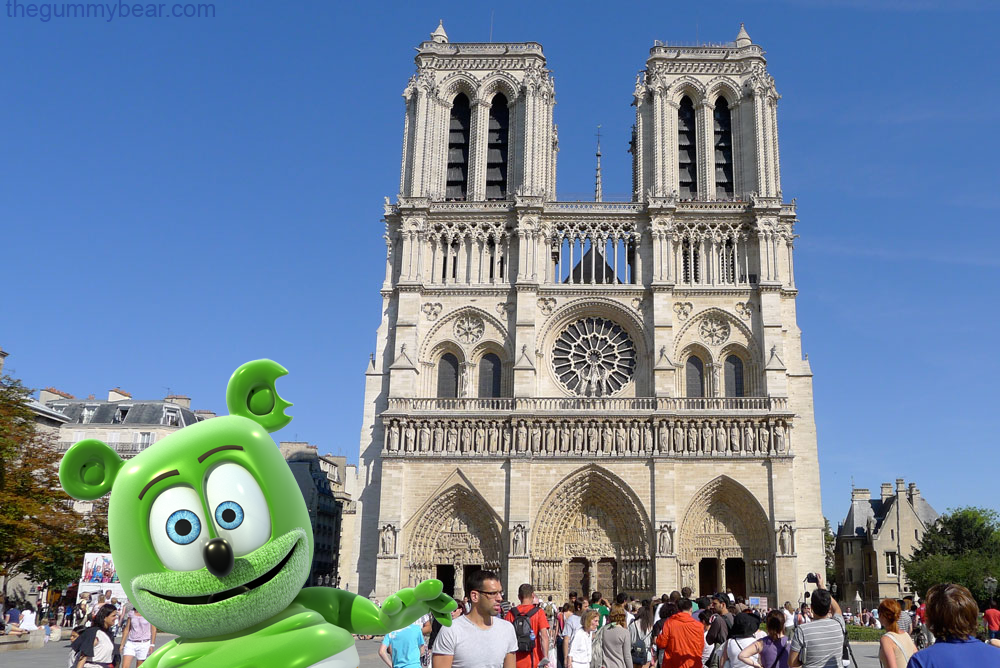 notre dame cathedral paris france around the world travel blog im a gummy bear i am a gummy bear gummibar gummybearintl youtube youtuber