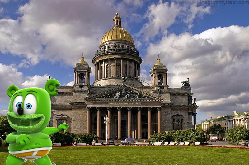 st. petersburg russia st. isaac's isaacs cathedral tourism travel blog international i am a gummy bear song gummibar the gummy bear show youtube youtuber animated cartoon web series the gummy bear song 