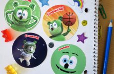 gummy bear show mania sticker fun prize pack