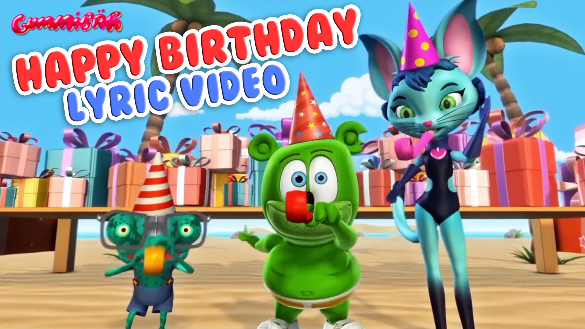 HAPPY BIRTHDAY LYRIC VIDEO Gummy Bear Song Kids Happy Birthday Song by  Gummibär - Gummibär