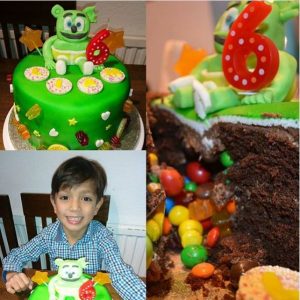 gummy bear birthday cake