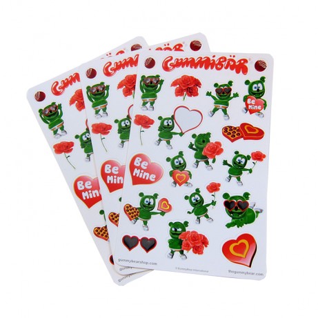 Gummibar Gummybear Stickers Valentines Day Cartoon Character