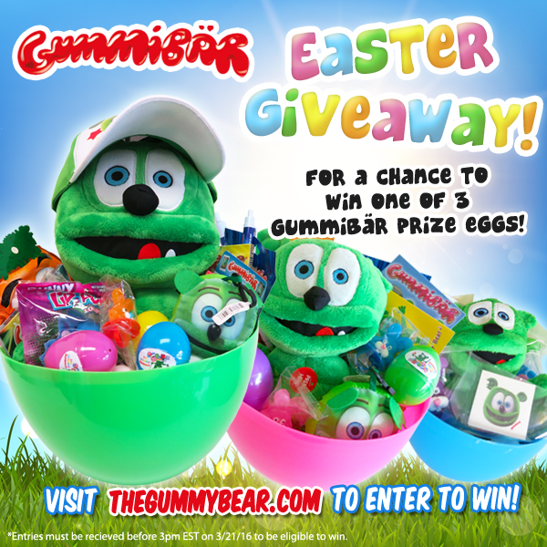 Gummibar Gummybear Easter Egg Giveaway Kids Toys Free Stuff