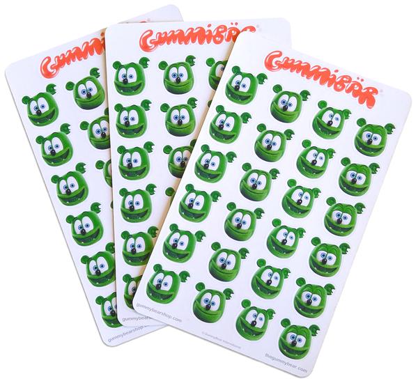 stickers planner notebook back to school merchandise gummy bear gummibar gummy bear song show original cartoon series