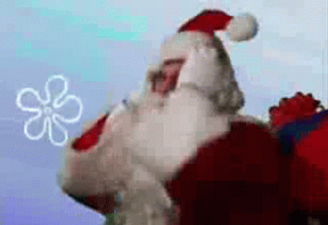 funny wacky hilarious gif giphy santa claus christmas holidays 2016 gummibar gummy bear song