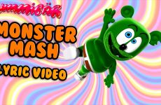 monster mash lyric video gummy bear song gummibar halloween