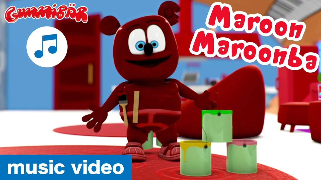 Gummibär – “Maroon Maroonba” Music Video – The Gummy Bear Show Song