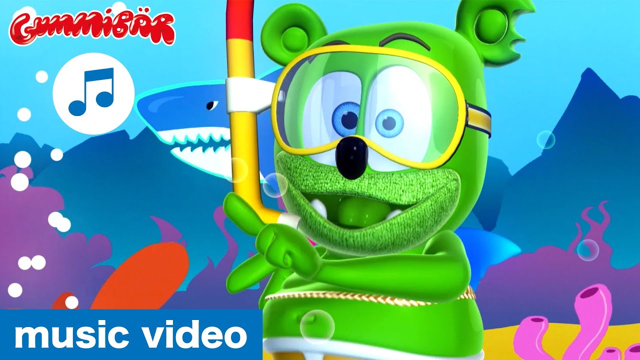 “GUMI CÁPA” Gummy Shark (Hungarian) – Gummibär  Music Video – Baby Shark Song