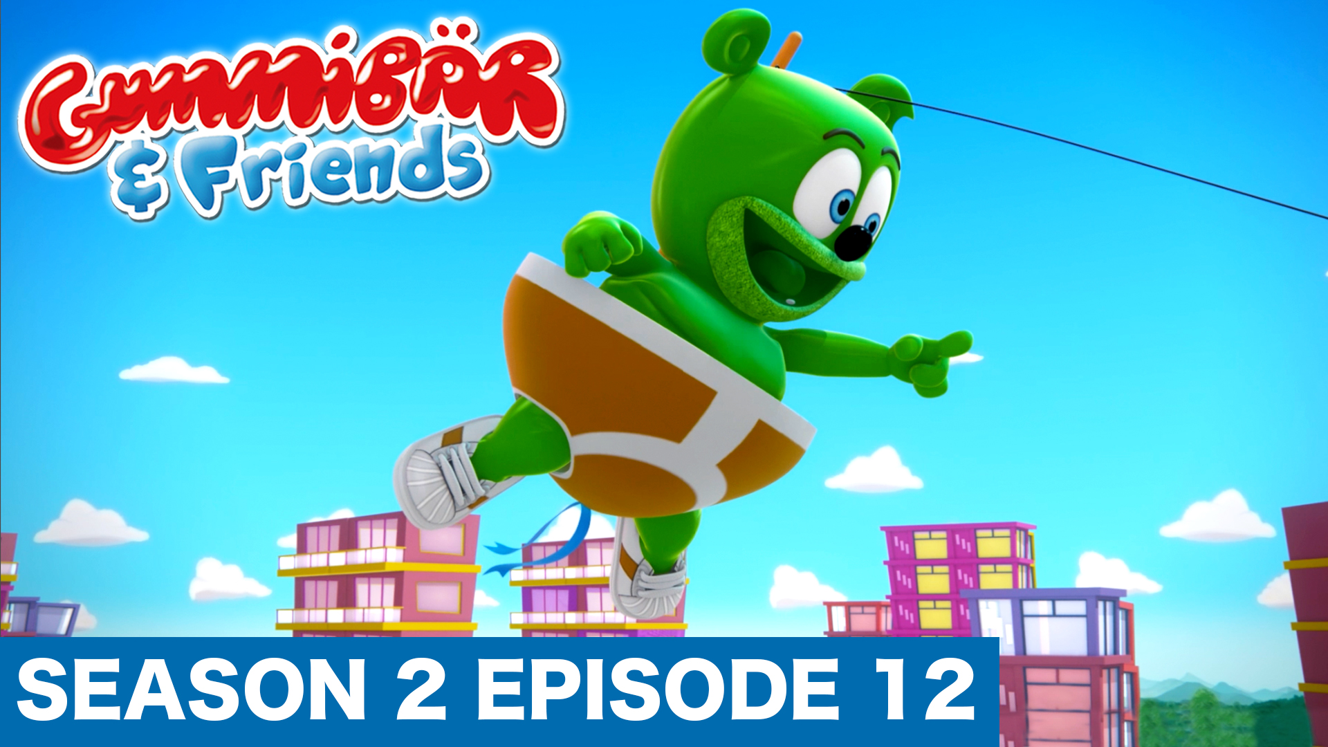 Gummy Bear Show S2 E12 “BANZAI AS A KITE” – Gummibär & Friends