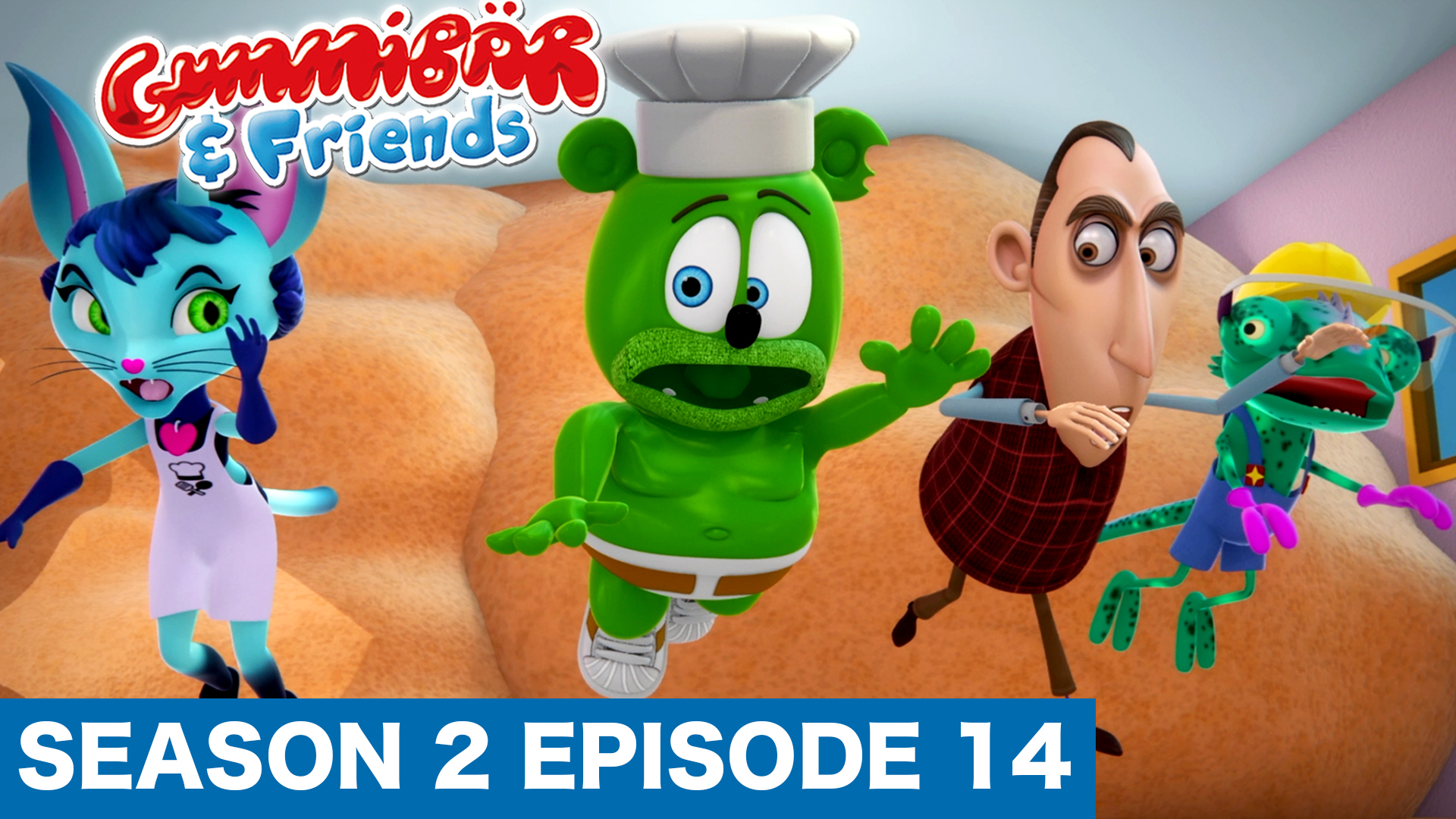 Gummy Bear Show S2 E14 “READY PANCAKE ONE” – Gummibär & Friends