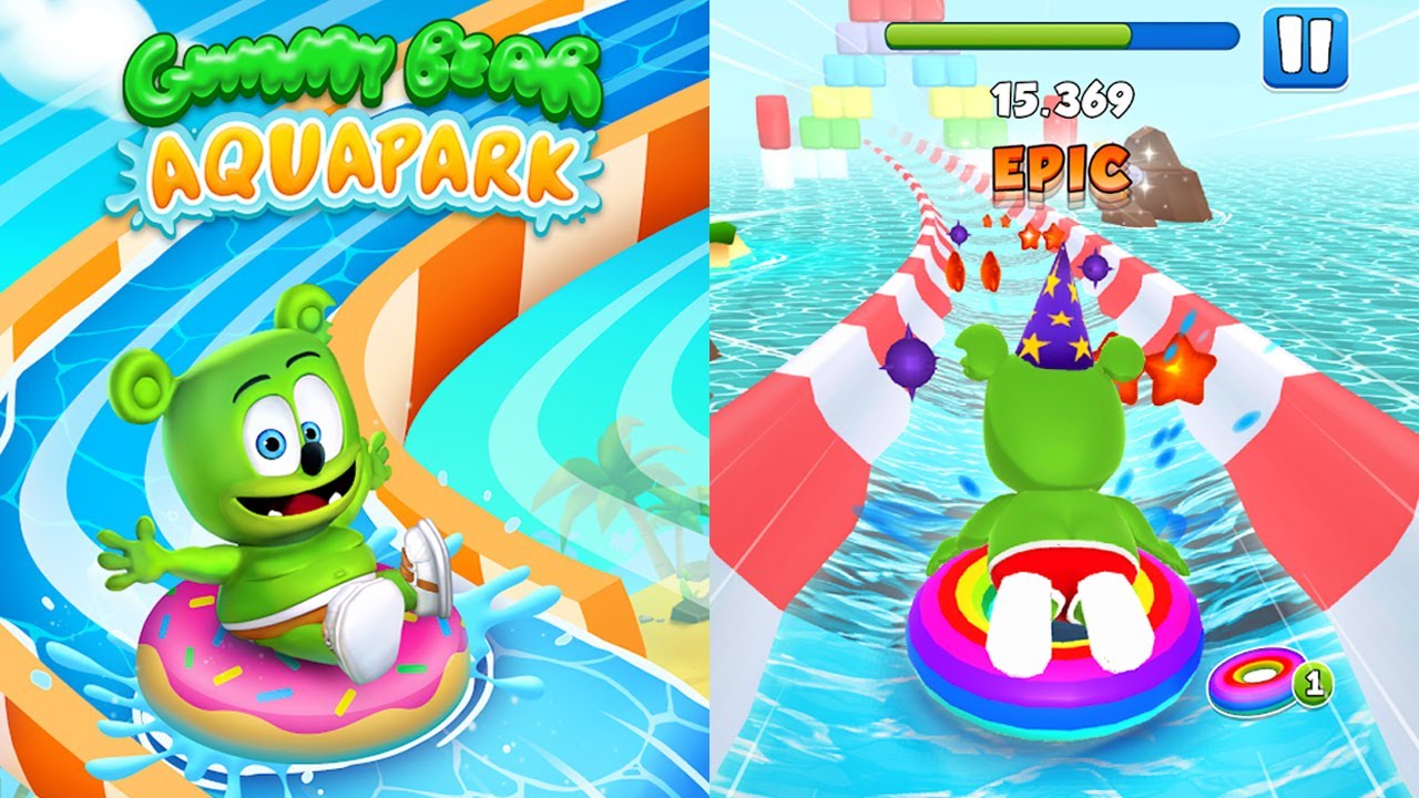 Gummy Bear Aqua Park 🏄 Gummibär Race Game Out Now! iOS & Android