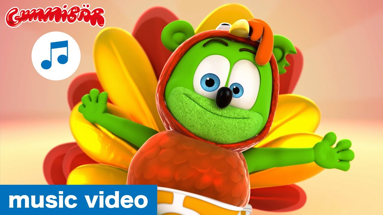 Thanksgiving Turkey Dance – Gummibär The Gummy Bear Music Video – Chicken Dance