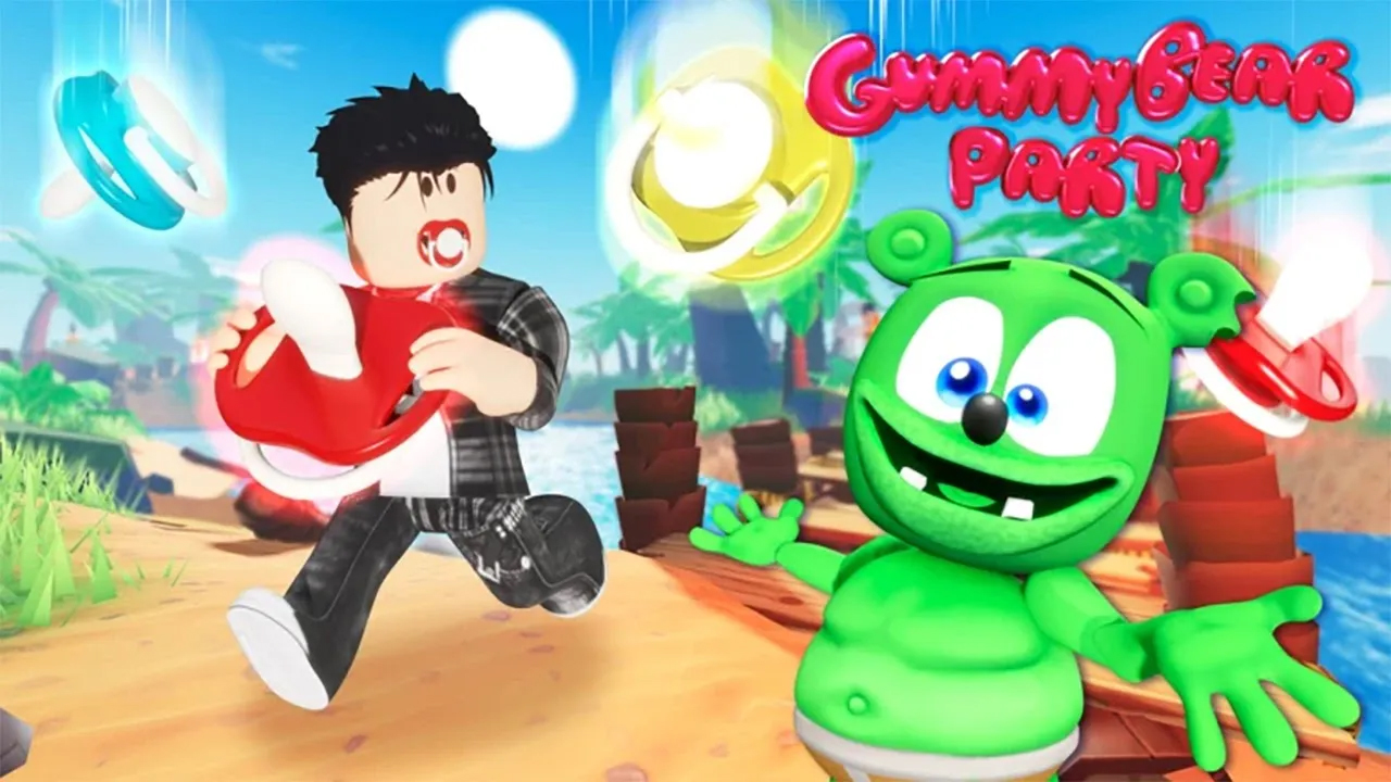 Gummy Bear Party Roblox Gameplay 🎮 Nuki Nuki Mini-Game