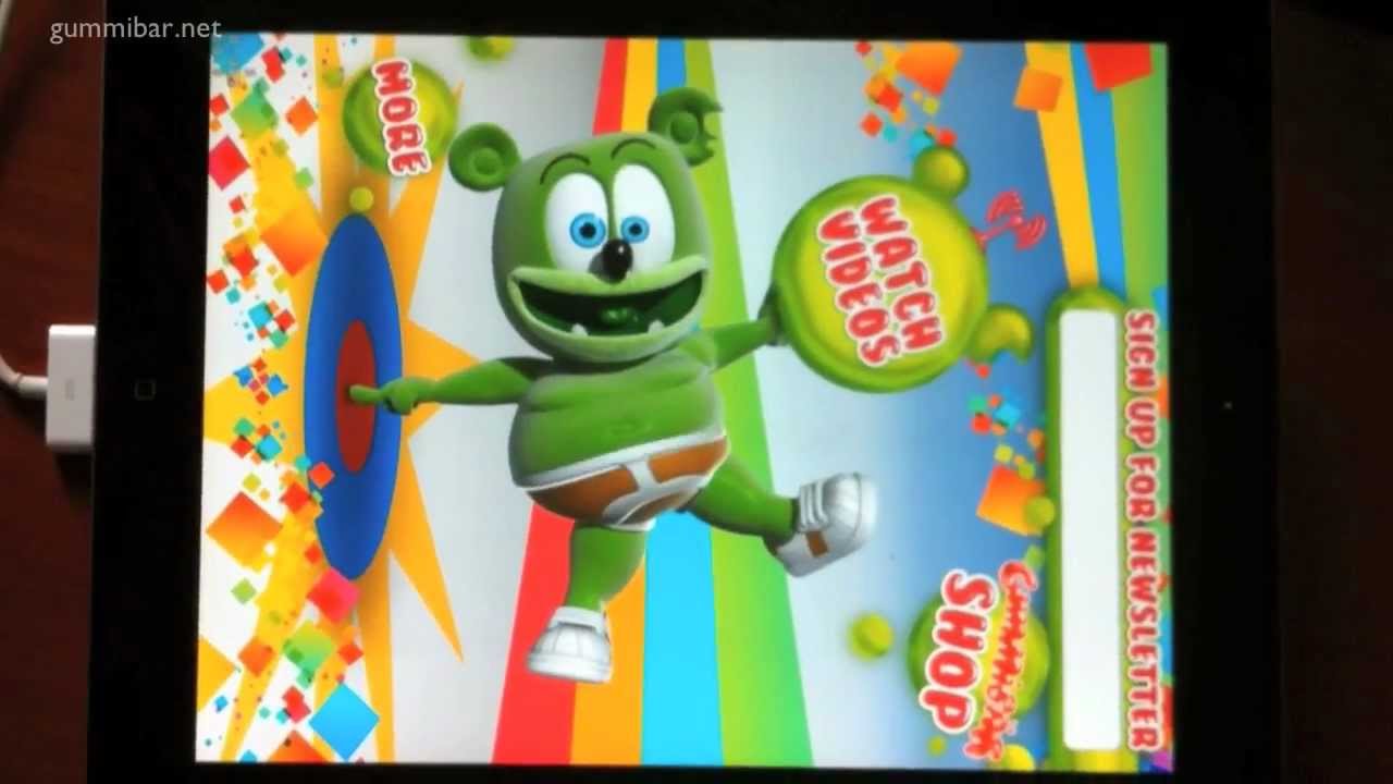 SNEAK PEAK – Gummibär Video App For Mobile Devices – iPhone iPad Android Tablets