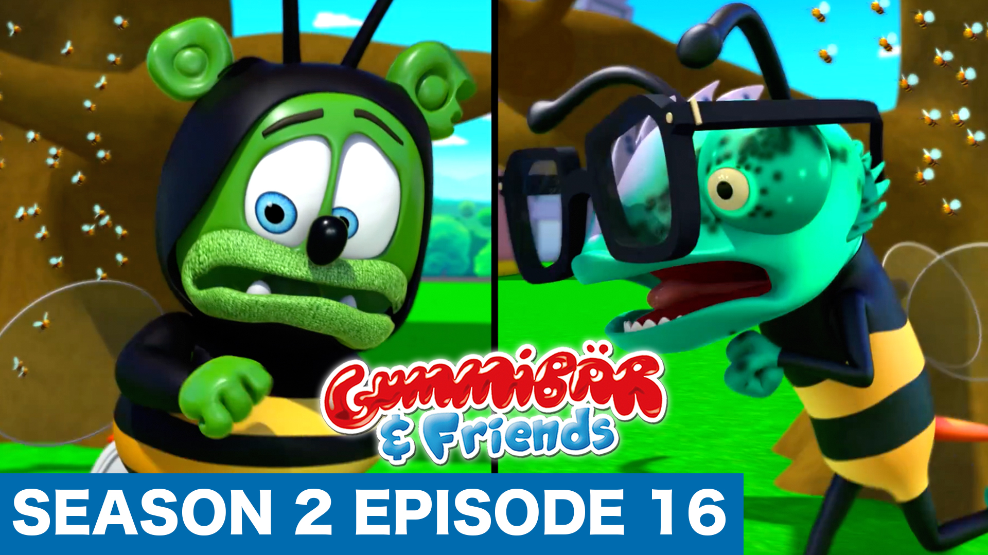 Gummy Bear Show S2 E16 “BUZZY SITTING” – Gummibär & Friends