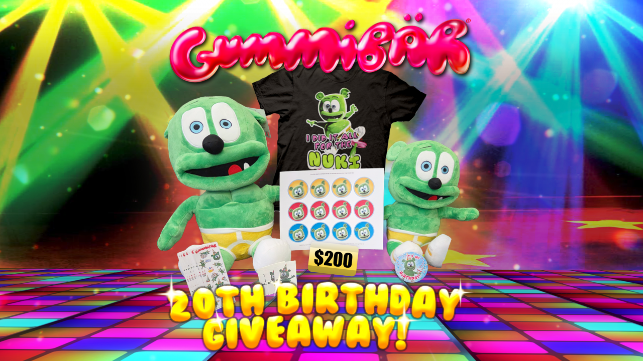 gummibar 20th birthday giveaway