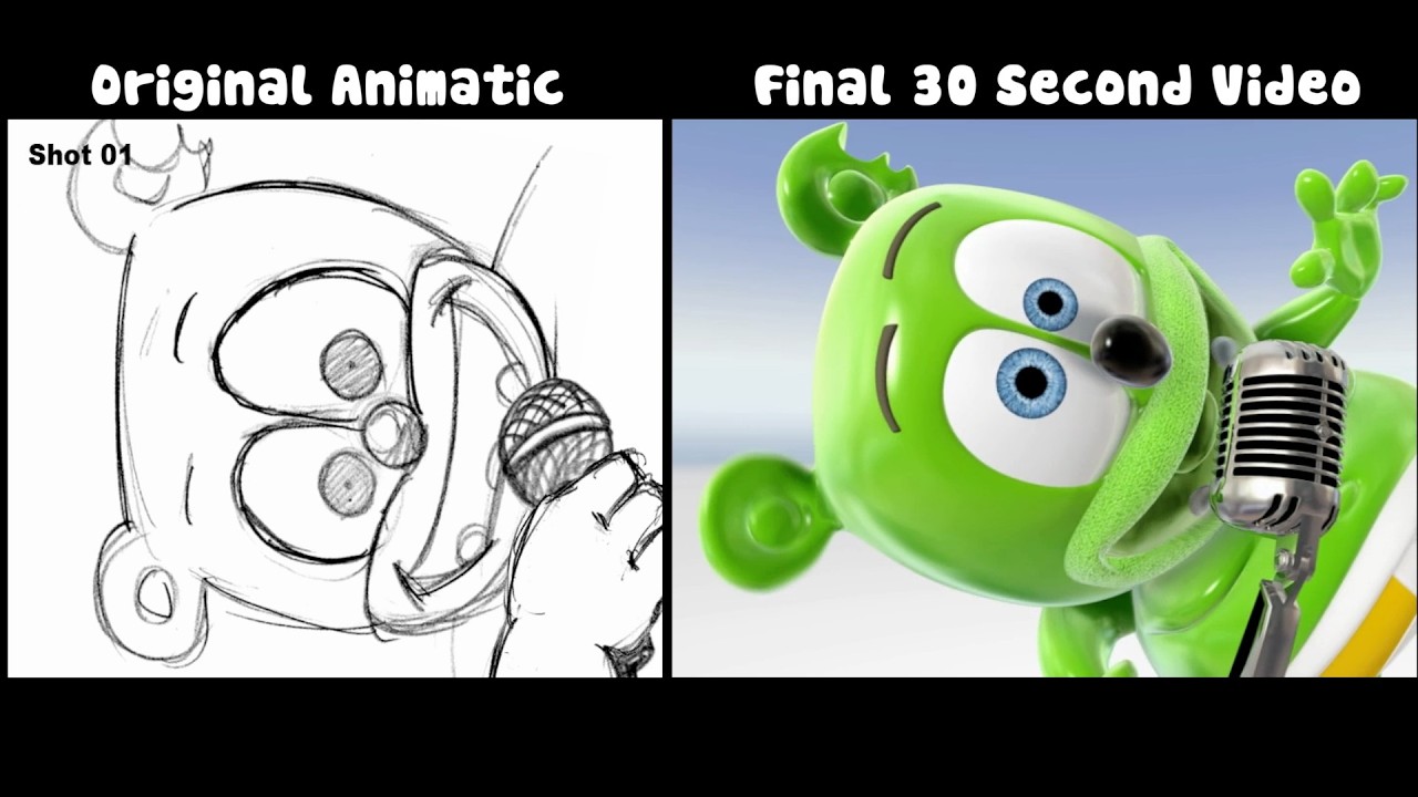 “The Gummy Bear Song” Original Animatic – Designed & Animated by Pete Dodd (2006)